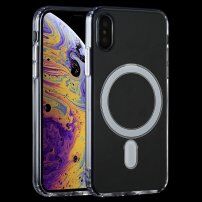 Kryt z tvrdého plastu s magnetickým kruhom pre iPhone XS Max - transparentný