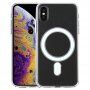 Kryt z tvrdého plastu s magnetickým kruhom pre iPhone XS Max - transparentný