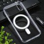 Kryt z tvrdého plastu s magnetickým kruhom pre iPhone XS Max - transparentný