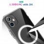 Kryt z tvrdého plastu s magnetickým kruhom pre iPhone XS Max - transparentný