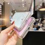 Mramorový nárazuvzdorný kryt pre iPhone 11 Pro Max - svetlomodrý