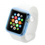 HAWEEL tenký priehladný obal / kryt pre Apple Watch 38mm - modrý
