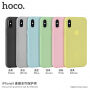HOCO ochranný plastový kryt pre Apple iPhone XS / iPhone X – modrý