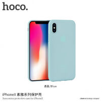 HOCO ochranný plastový kryt pre Apple iPhone XS / iPhone X – modrý