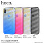 HOCO ochranný trblietavý kryt pre Apple iPhone XS / iPhone X – biely