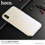 HOCO ochranný trblietavý kryt pre Apple iPhone XS / iPhone X – biely