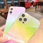 Transparentný zrkadlový kryt pre iPhone 12 Pro Max - dúhový