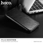 HOCO flipové puzdro pre Apple iPhone XS / iPhone X – čierne