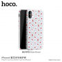 HOCO ochranný kryt pre Apple iPhone XS / iPhone X – sivý s kvetinami