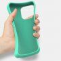 Matný ekologicky rozložiteľný kryt pre iPhone 13 mini - čierny