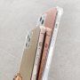 Kryt so zrkadlovým povrchom pre iPhone 13 mini - zlatoružový