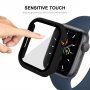 Enkay ochranné puzdro s tvrdeným sklom pre Apple Watch 45mm - červené