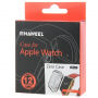 HAWEEL tenký priehladný obal / kryt pre Apple Watch 38mm - sivý