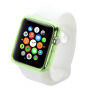 HAWEEL tenký priehladný obal / kryt pre Apple Watch 38mm - zelený