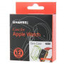 HAWEEL tenký priehladný obal / kryt pre Apple Watch 38mm - zelený