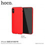 HOCO tenký ochranný kryt pre Apple iPhone XS / iPhone X – červený
