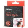 HAWEEL tenký priehladný obal / kryt pre Apple Watch 38mm - ružový