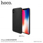 HOCO kryt s karbónovou textúrou pre Apple iPhone XS / iPhone X – čierny