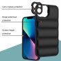 Ochranný kryt s vankúšikmi pre iPhone 13 - červený
