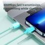 JOYROOM opletený dátový a nabíjací kábel PD 20W USB-C / Lightning pre iPhone / iPad / iPod / AirPods - 1 m - čierny