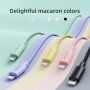 JOYROOM opletený dátový a nabíjací kábel PD 20W USB-C / Lightning pre iPhone / iPad / iPod / AirPods - 2 m - čierny