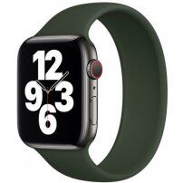 Navliekací silikónový remienok pre Apple Watch Ultra 49mm / 46mm / 45mm / 44mm / 42mm - M - olivový