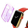 HAWEEL tenký priehladný obal / kryt pre Apple Watch 42mm - fialový