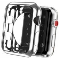Dux Ducis ochranné púzdro z mäkkého plastu pre Apple Watch 42mm - strieborné
