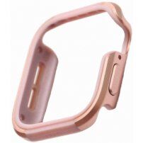 Uniq Valencia kovové puzdro pre Apple Watch 40mm - svetloružové