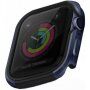 Uniq Valencia kovové puzdro pre Apple Watch 40mm - modré