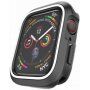 Silikónové puzdro pre Apple Watch 40mm – čiernobiele