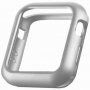 Kovové ochranné puzdro s magnetmi pre Apple Watch 44mm – strieborné