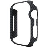 Pitaka Air púzdro so vzorom karbónových vlákien pre Apple Watch 44mm - čiernošedé