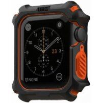 UAG Watch odolné púzdro pre Apple Watch 44mm - čierno-oranžové