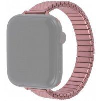 Tenký elastický remienok z nehrdzavejúcej ocele pre Apple Watch Ultra 49mm / 46mm / 45mm / 44mm / 42mm - zlatoružový