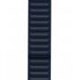 Remienok kožený ťah pre Apple Watch 42mm / 41mm / 40mm / 38mm - tmavomodrý