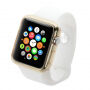HAWEEL tenký priehladný obal / kryt pre Apple Watch 42mm - zlatý