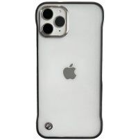 Ochranný matný transparentný kryt pre iPhone 11 Pro - strieborný