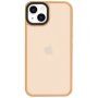Ochranný matný kryt pre iPhone 13 mini - oranžový
