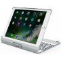 Otočné puzdro s klávesnicou pre iPad 9,7" (2017/2018) / Pro 9,7" / Air 1 / 2 – strieborné