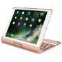 Otočné puzdro s klávesnicou pre iPad 9,7" (2017/2018) / Pro 9,7" / Air 1 / 2 – zlaté
