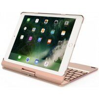 Otočné puzdro s klávesnicou pre iPad 9,7" (2017/2018) / Pro 9,7" / Air 1 / 2 – zlaté