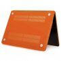 Matný transparentný kryt pre MacBook Pro 16" (A2485 / A2780 / A2991 / A3186 / A3403) - oranžový