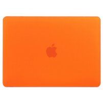 Matný transparentný kryt pre MacBook Pro 16" (A2485 / A2780 / A2991 / A3186 / A3403) - oranžový