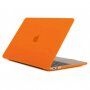 Matný transparentný kryt pre MacBook Pro 16" (A2485 / A2780 / A2991 / A3186 / A3403) - oranžový
