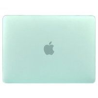 Matný transparentný kryt pre MacBook Pro 16" (A2485 / A2780 / A2991 / A3186 / A3403) - pastelovo zelený