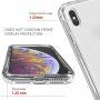 Nárazuvzdorné dvojfarebné transparentné puzdro pre iPhone XS Max - čierne
