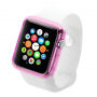 HAWEEL tenký priehladný obal / kryt pre Apple Watch 42mm - ružový