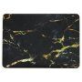 Matný kryt pre MacBook Air 13" (A1932 / A2179 / A2337) - čiernozlatý mramor