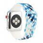 Silikónový remienok s batikovaným vzorom pre Apple Watch Ultra 49mm / 46mm / 45mm / 44mm / 42mm - modrý